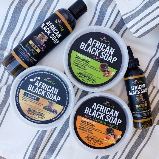 African Black Soap in the jar