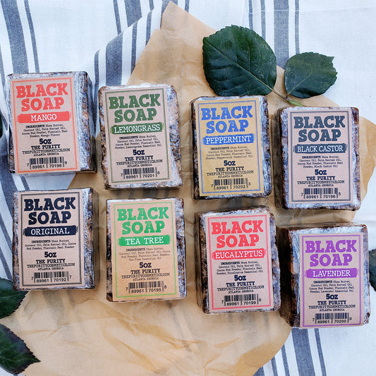 African Black Soap Bar