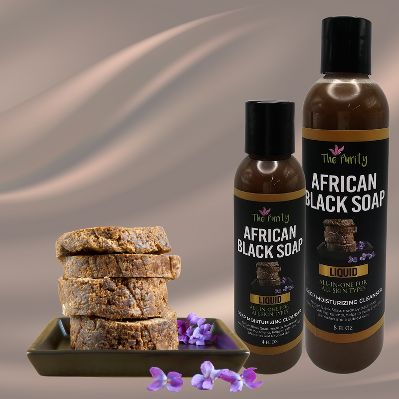 African Black Soap Liquid The Purity Cosmetics